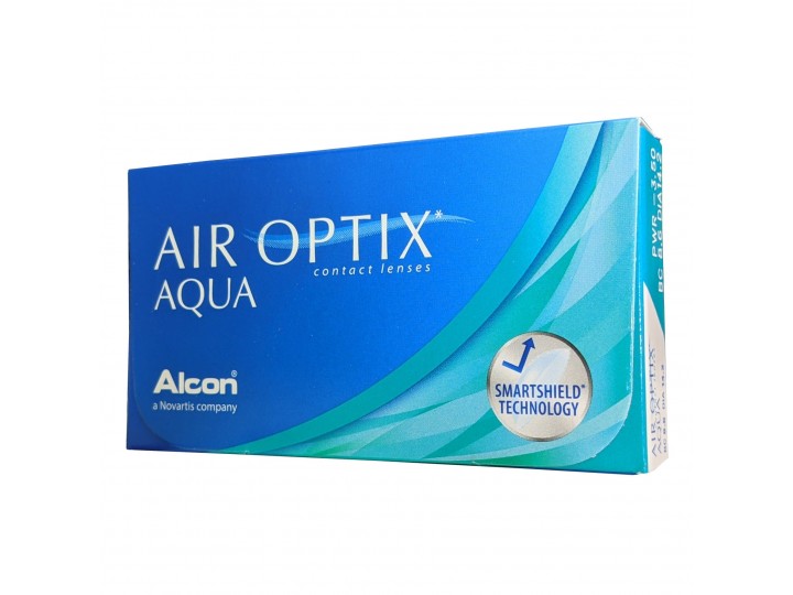 AIR OPTIX AQUA, Μηνιαίοι φακοί επαφής Σιλικόνης-Υδρογέλης (3 φακοί)