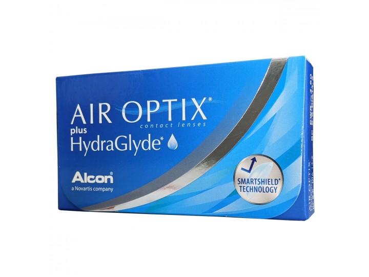 AIR OPTIX HydraGlyde, Μηνιαίοι φακοί επαφής Σιλικόνης-Υδρογέλης (3 φακοί)