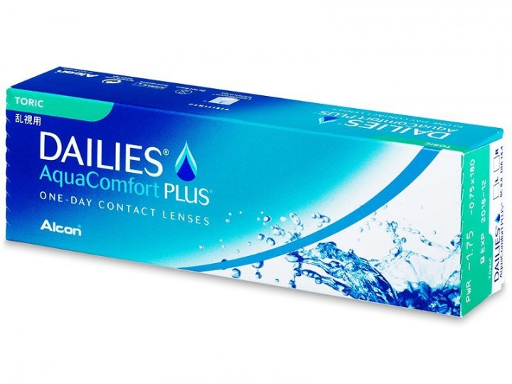 DAILIES AquaComfort Plus ONE DAY TORIC, Ημερήσιοι Αστγματικοί φακοί επαφής (30 φακοί)