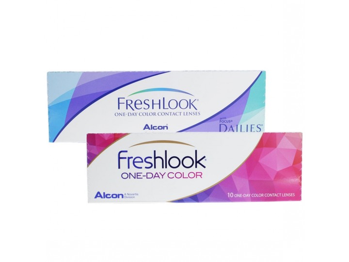 FRESHLOOK ONE-DAY COLOR Ημερήσιοι Έγχρωμοι φακοί επαφής (10 φακοί) 