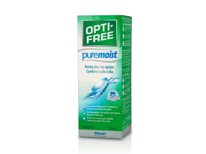 Alcon OPTI FREE PURE MOIST 300ml  - Υγρό φακών επαφής 